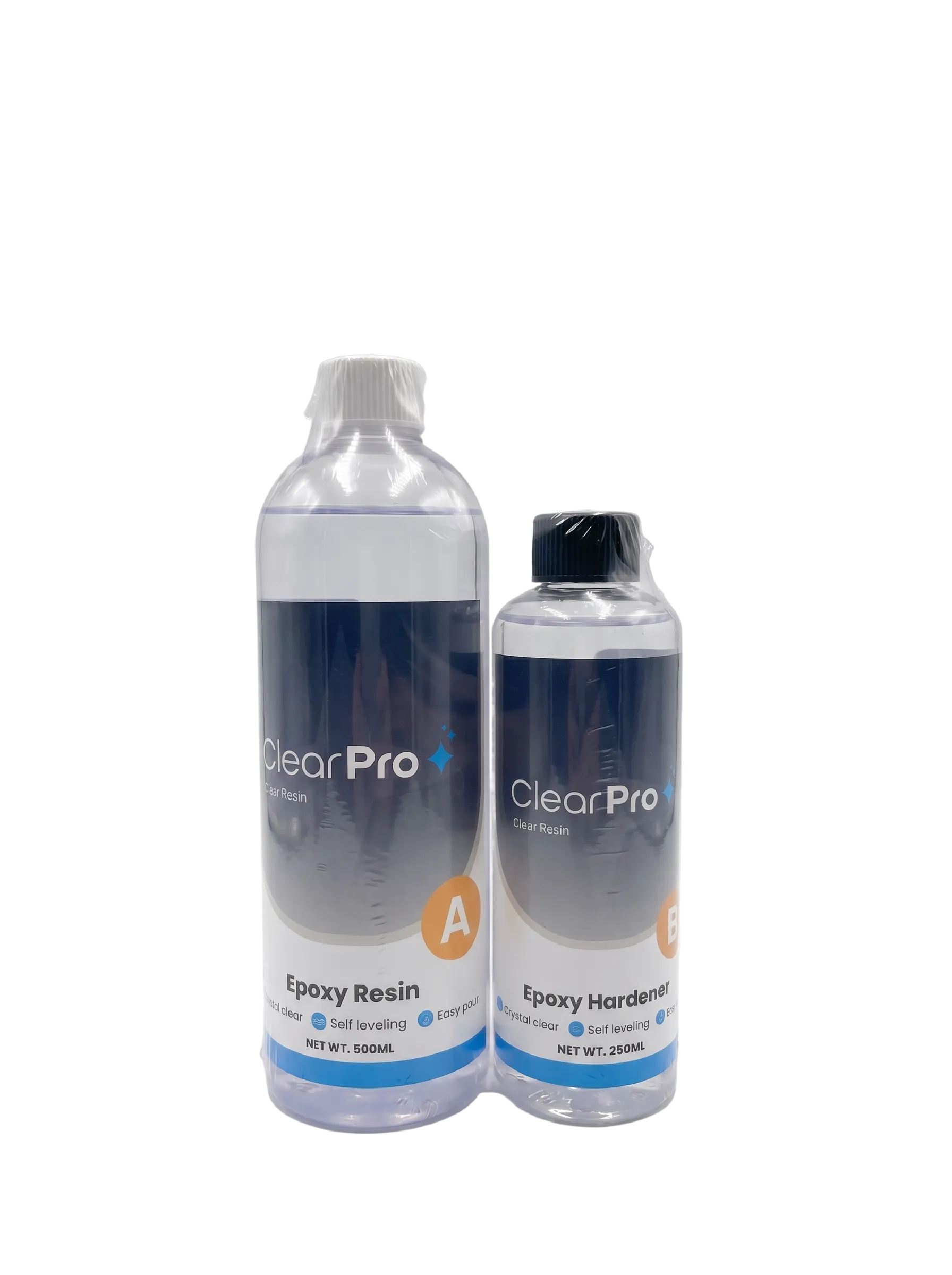 Two bottles of Clear Pro Epoxy Resin 