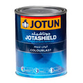 Jotun Jotashield paint can on a white background
