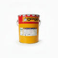 Yellow paint can with Jotun logo 