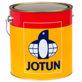 Jotun paint can with red top and yellow body