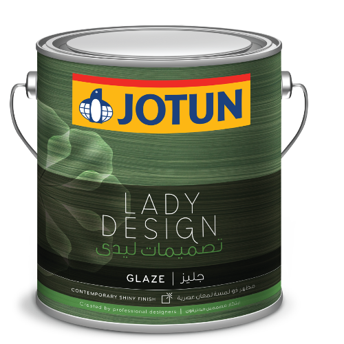 Jotun Lady Design glaze paint can 