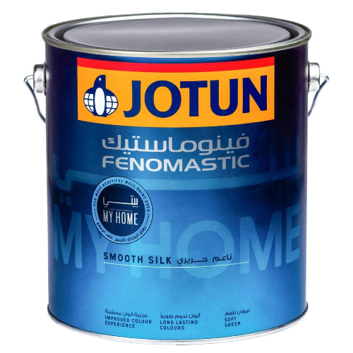 Jotun Fenomastic paint can on a white background