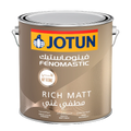 Jotun Fenomastic Rich Matt paint can on a white background
