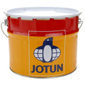 Red and yellow Jotun paint bucket with logo