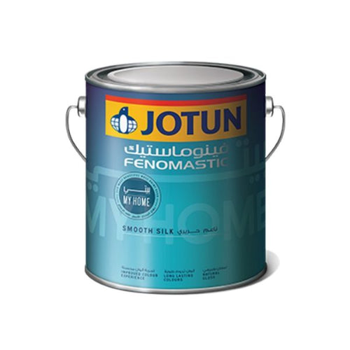 Jotun Fenomastic paint can on a white background